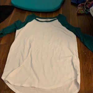 half sleeve cold shoulder top